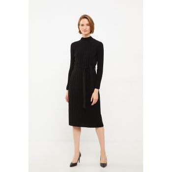 Rochie-pulover midi slim fit