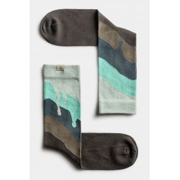 Sosete lungi unisex cu logo discret
