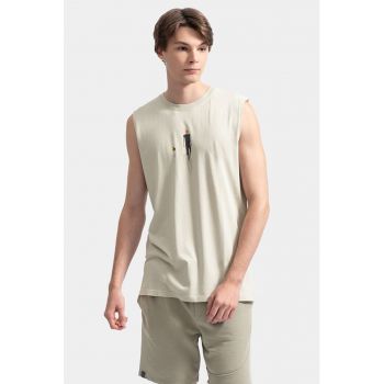 Top unisex de bumbac