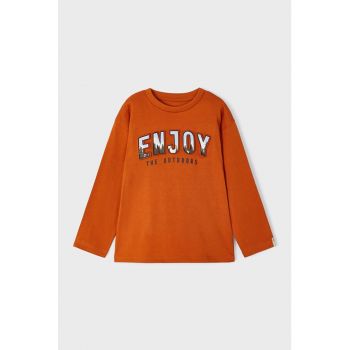 Bluza de bumbac cu text