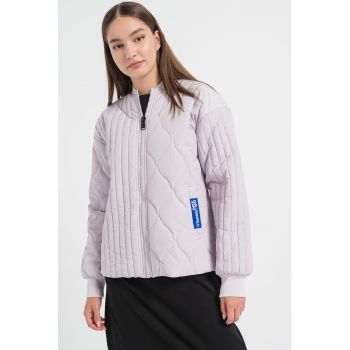 Geaca relaxed fit matlasata