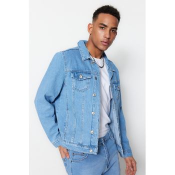 Jacheta slim fit din denim