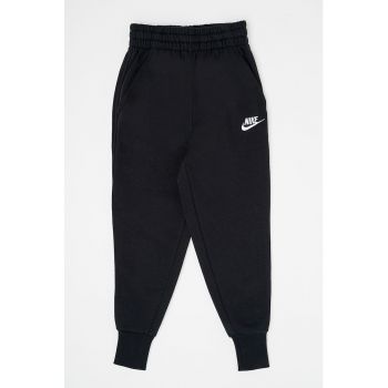 Pantaloni sport cu talie inalta si buzunare laterale de firma originali