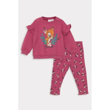 Set de bluza sport si pantaloni cu striatii