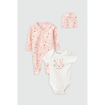Set de imbracaminte din bumbac - 3 piese