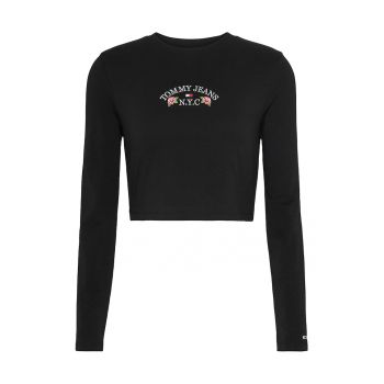Bluza crop de bumbac organic