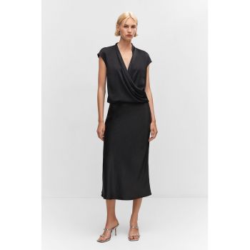 Bluza satinata fara maneci Crusie