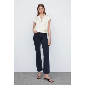 Bluza satinata fara maneci Crusie