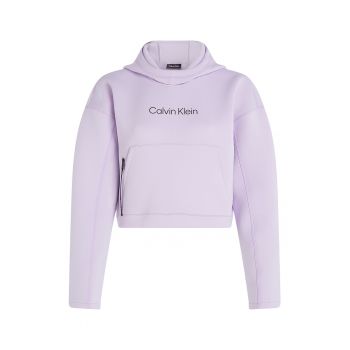 Hanorac crop cu maneci cazute - pentru fitness