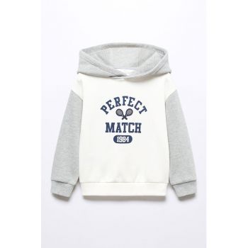 Hanorac cu imprimeu Match