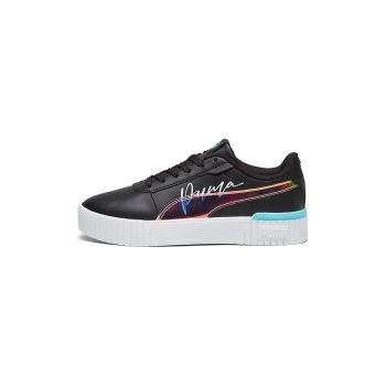 Pantofi sport de piele ecologica cu detalii contrastante Carina 2.0