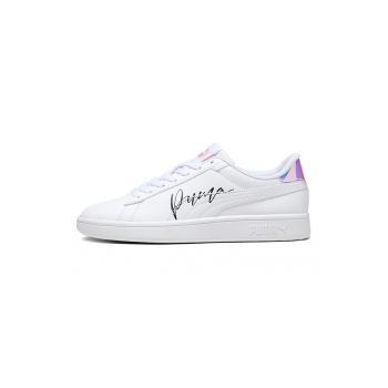 Pantofi sport de piele ecologica cu logo Smash 3.0