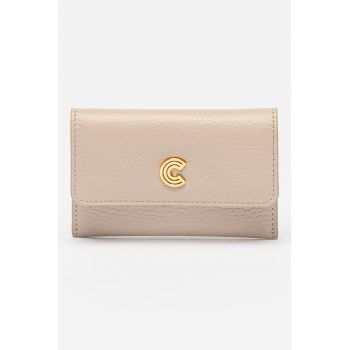 Portcart de piele cu clapa Myrine