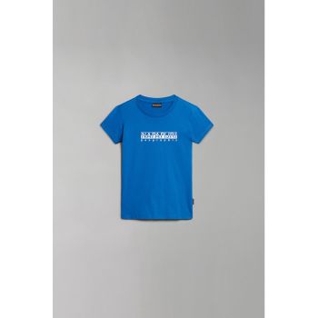 Tricou din bumbac cu imprimeu logo Box