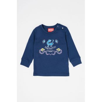 Bluza de bumbac cu imprimeu T-Etryb