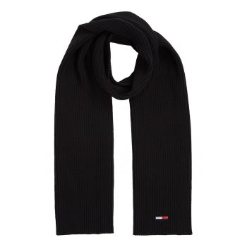 Fular din amestec de bumbac organic cu aspect striat Flag