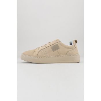Pantofi sport de piele nabuc Positano