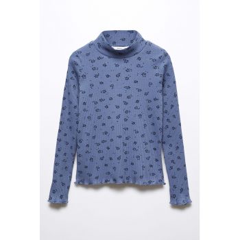 Bluza de bumbac cu striatii