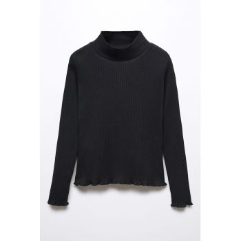 Bluza de bumbac cu striatii