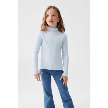 Bluza de bumbac cu striatii