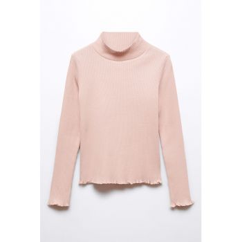 Bluza de bumbac cu striatii