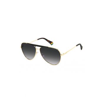 Ochelari de soare aviator cu model unisex si lentile polarizate