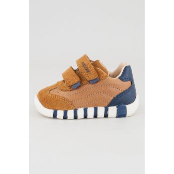 Pantofi sport cu insertii de piele si piele intoarsa Iupidoo