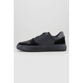 Pantofi sport de piele si piele intoarsa Deiven