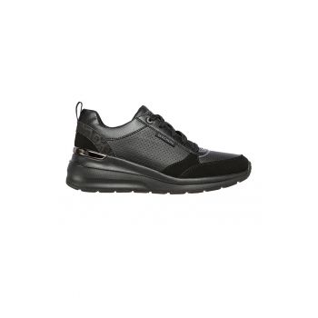 Pantofi sport wedge de piele ecologica Billion-Subtle Spots
