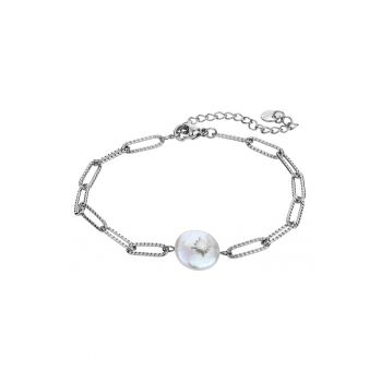 Bratara din otel inoxidabil cu Mother of Pearl