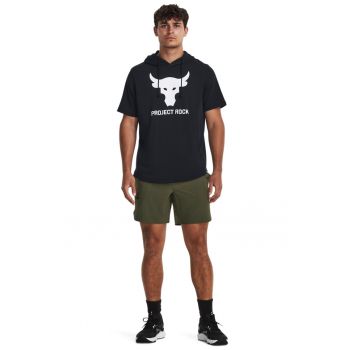 Hanorac din material terry cu imprimeu pentru fitness Rock