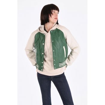 Jacheta bomber cu maneci raglan