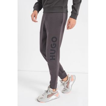 Pantaloni de trening de bumbac cu imprimeu logo Dutschi