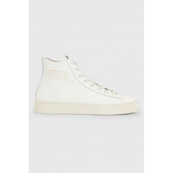 Pantofi sport hi-top de piele