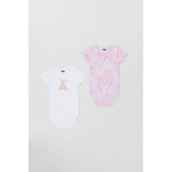 Set de body-uri din bumbac cu imprimeu Tweety - 2 piese