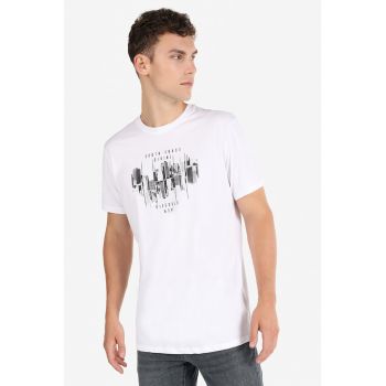 Tricou din bumbac cu imprimeu