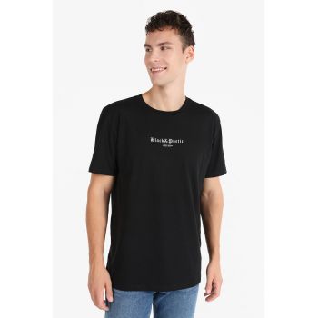 Tricou lejer din bumbac cu imprimeu