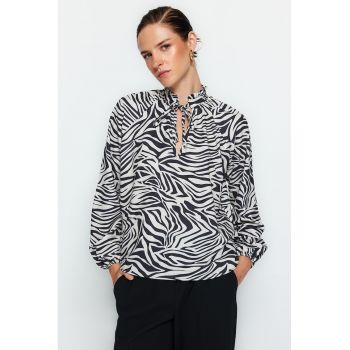 Bluza cu animal print de firma originala