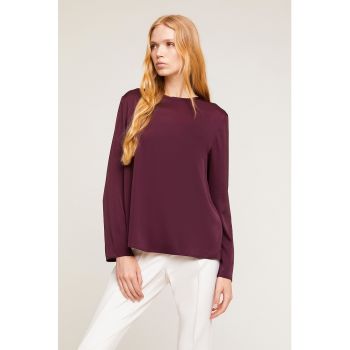 Bluza lejera cu aspect satinat
