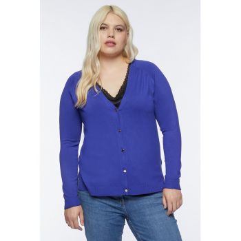 Cardigan din tricot cu nasturi
