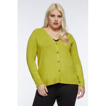 Cardigan din tricot cu nasturi
