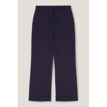 Pantaloni chino cu talie inalta