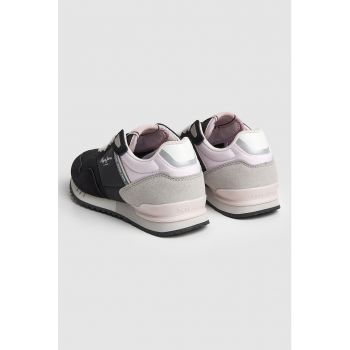 Pantofi sport colorblock cu garnituri sintetice