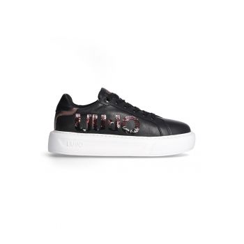 Pantofi sport cu logo cu paiete