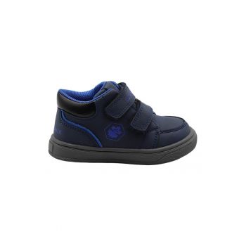 Pantofi sport de piele ecologica cu velcro