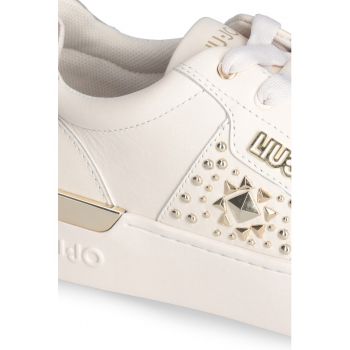 Pantofi sport de piele si piele ecologica cu nituri si tinte
