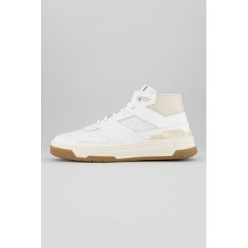 Pantofi sport high-top cu detalii perforate