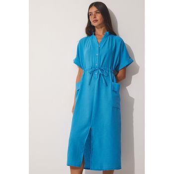 Rochie de in cu snur in talie