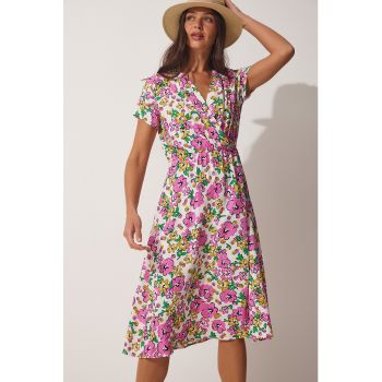 Rochie midi cu imprimeu floral