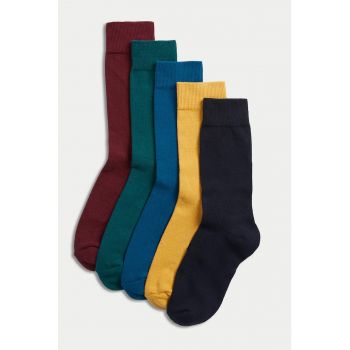 Set de sosete lungi uni - 5 perechi